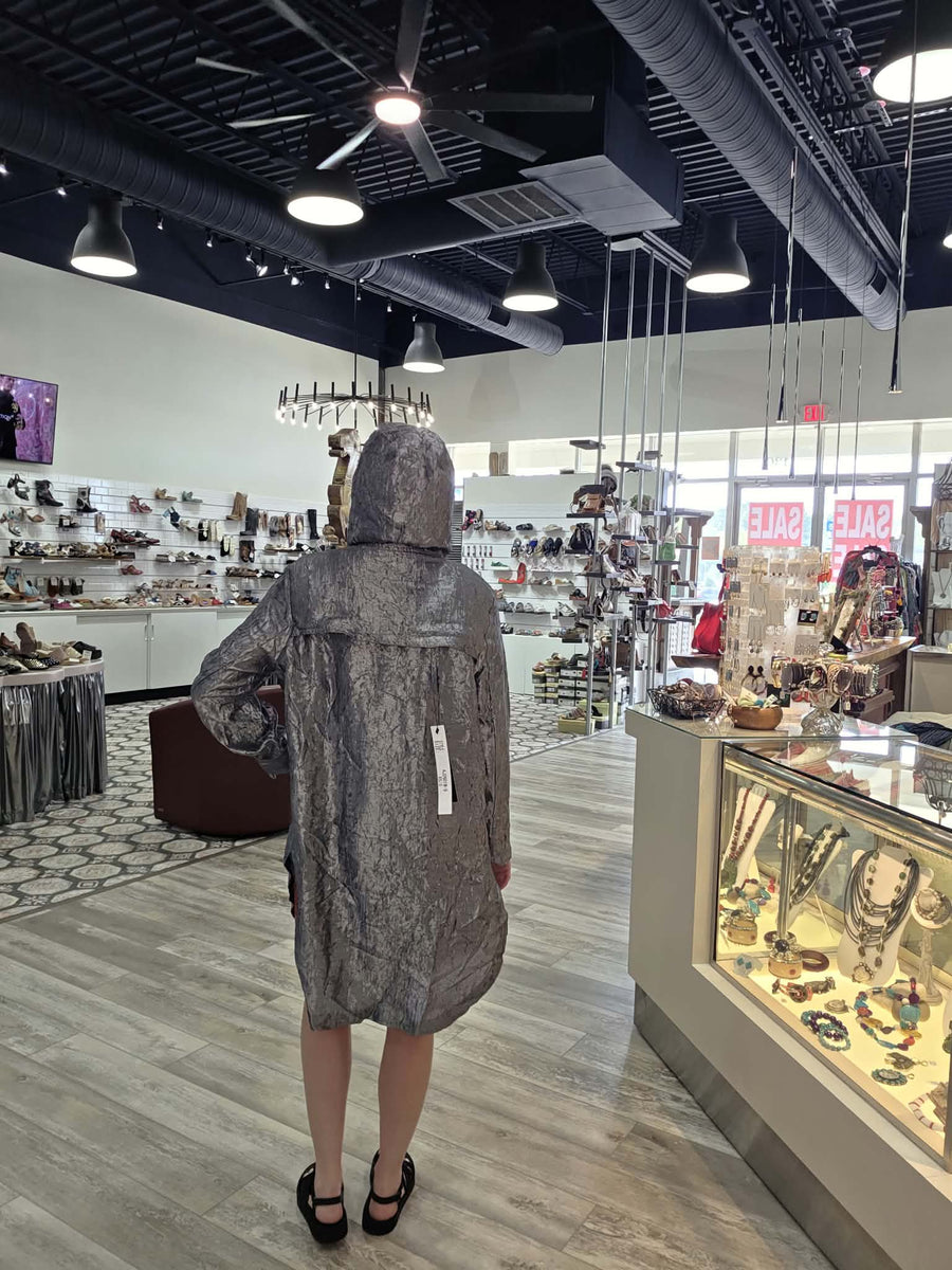Storm Shimmer Packable Raincoat