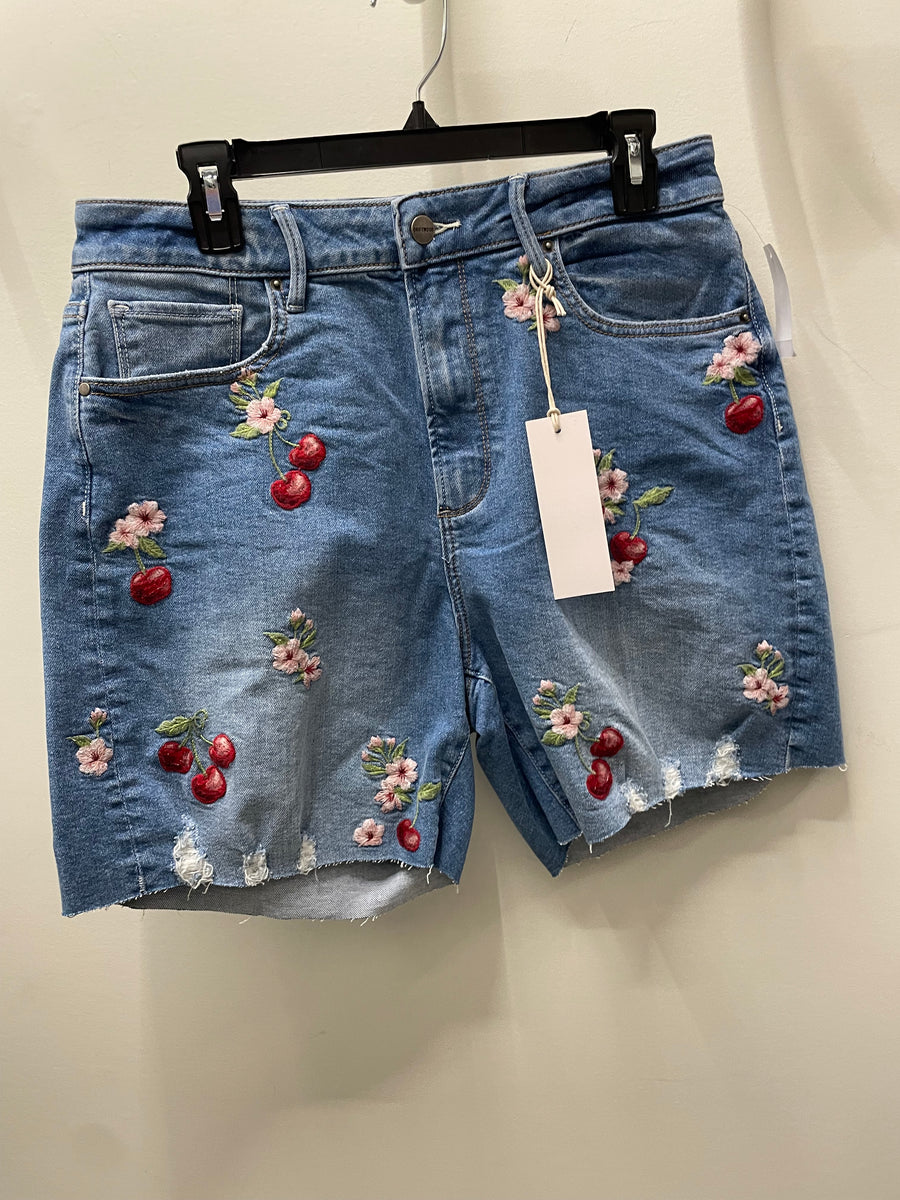 Cayla Short in Cherry on Top by Driftwood Jeans
