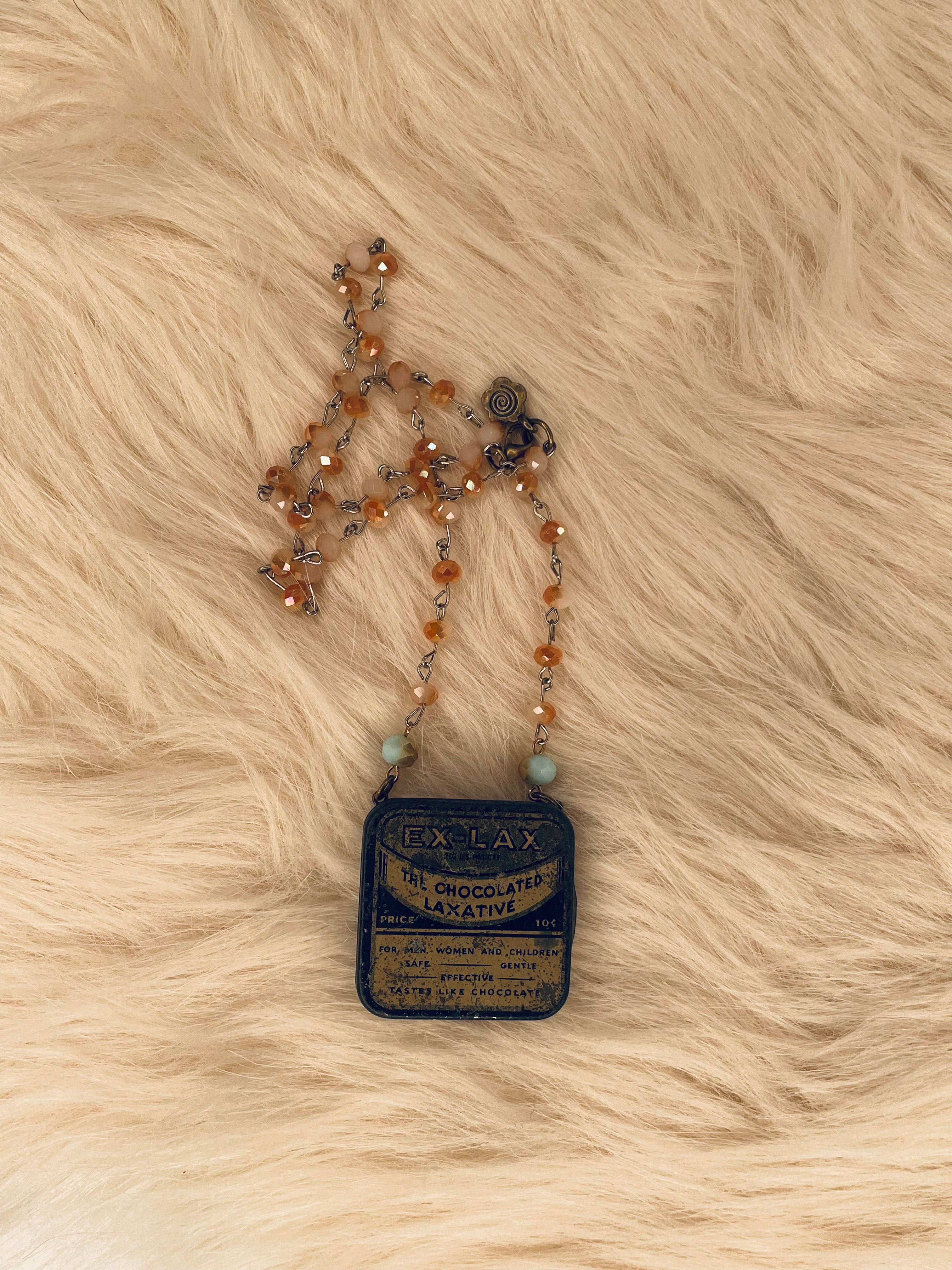 Twenty Grand Tin Necklace by Gina