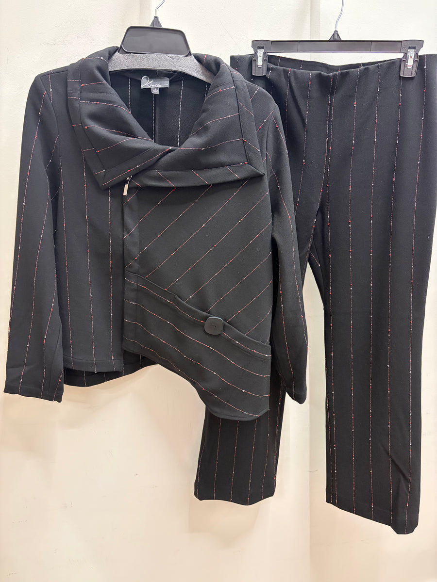 Pinstripe Straight Leg by Olivia