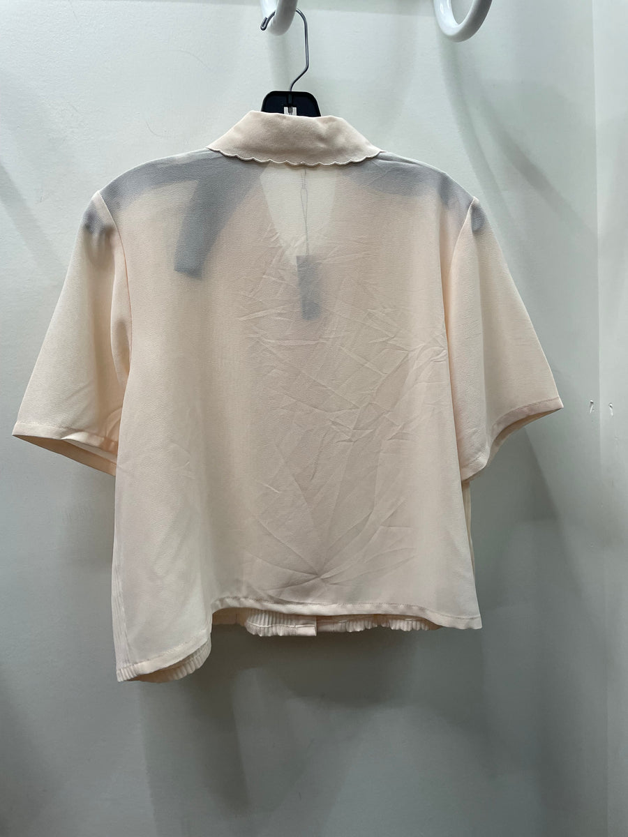 Reworked Flowy Crop Button Down #119