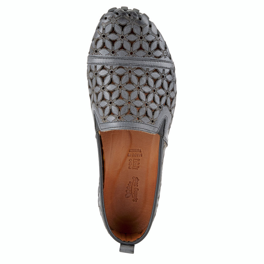 Spring Step Flowerflow Leather Slipon Moccasin Shoe