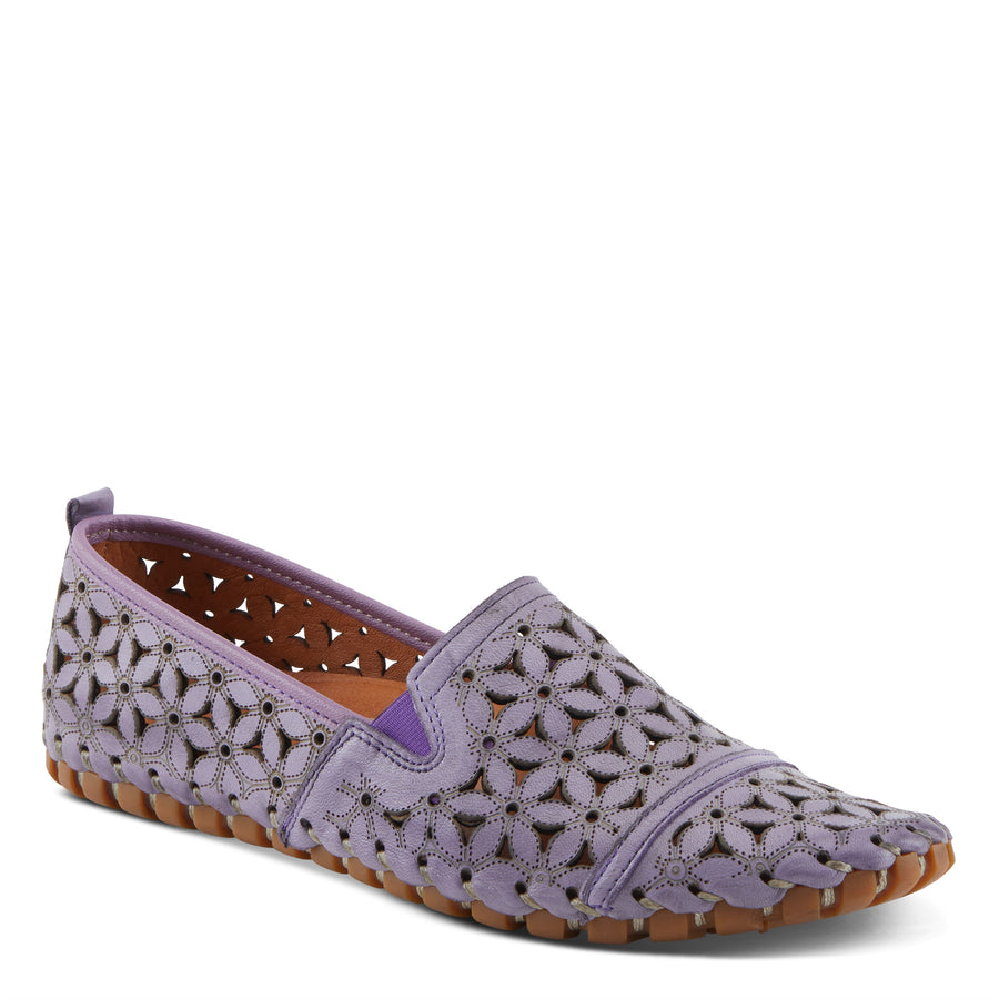 Spring Step Flowerflow Leather Slipon Moccasin ShoeShoe Robin Boutique