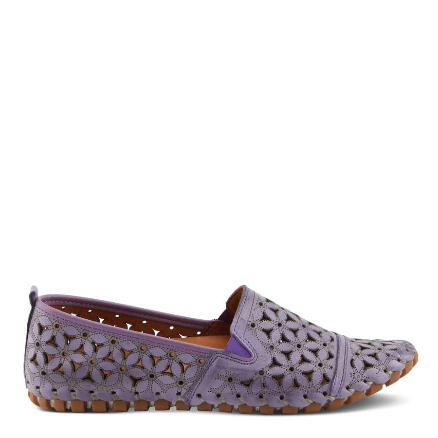 Spring Step Flowerflow Leather Slipon Moccasin Shoe
