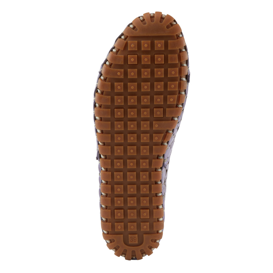 Spring Step Flowerflow Leather Slipon Moccasin Shoe