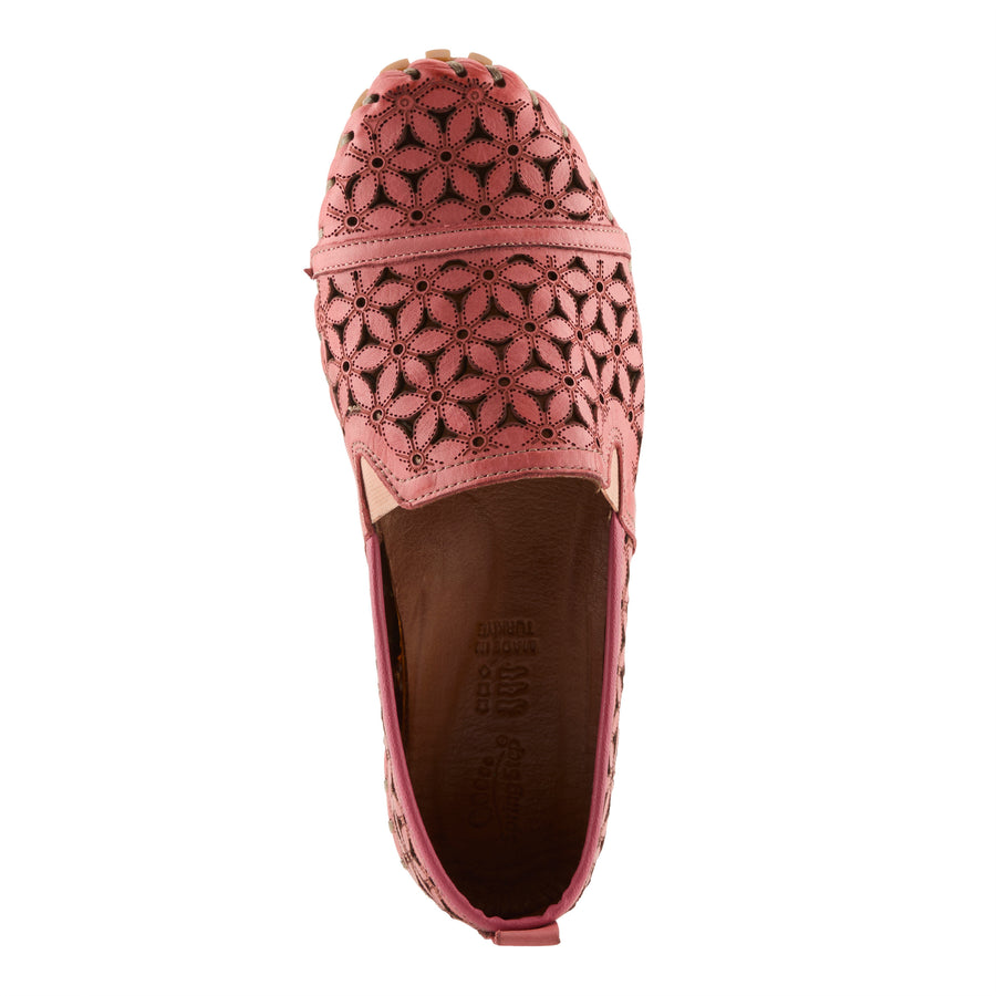 Spring Step Flowerflow Leather Slipon Moccasin Shoe