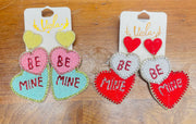 Valentine/Heart/Love Themed Earrings