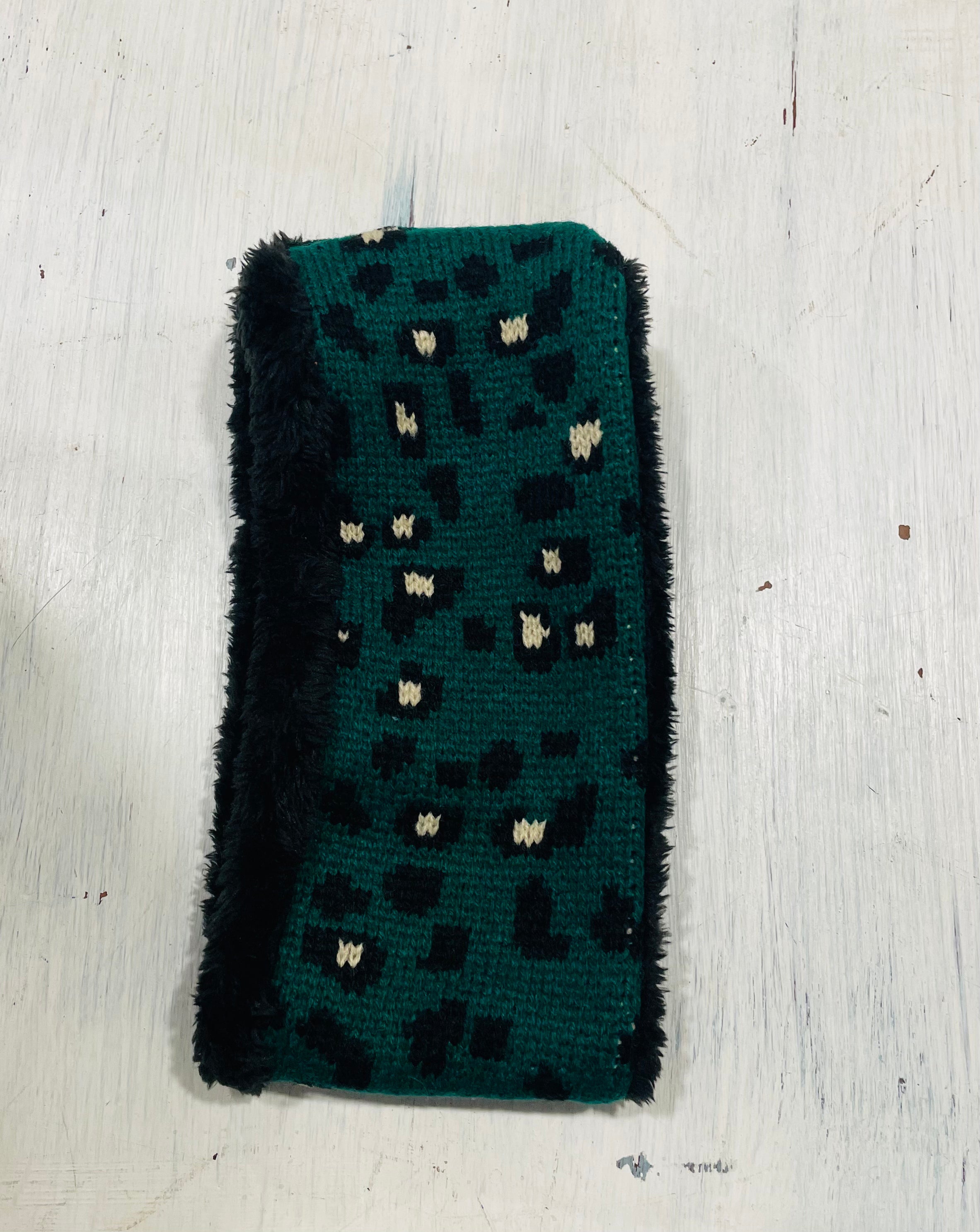 Leopard Print Knit Head Wrap 012 - Robin Boutique-Boutique 