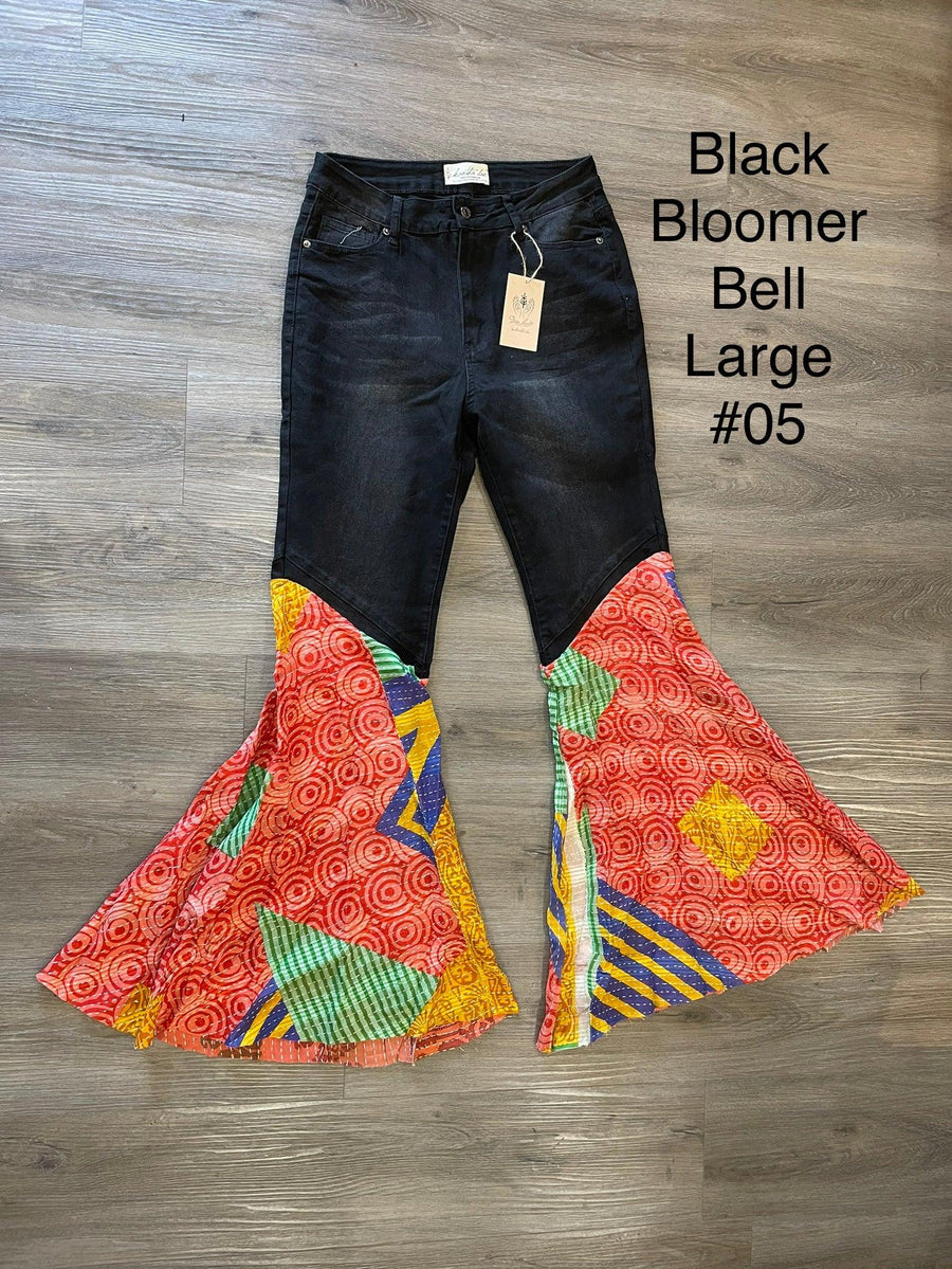Upcycled Denim Bloomer Bell by Kantha Bae - Robin Boutique-Boutique 