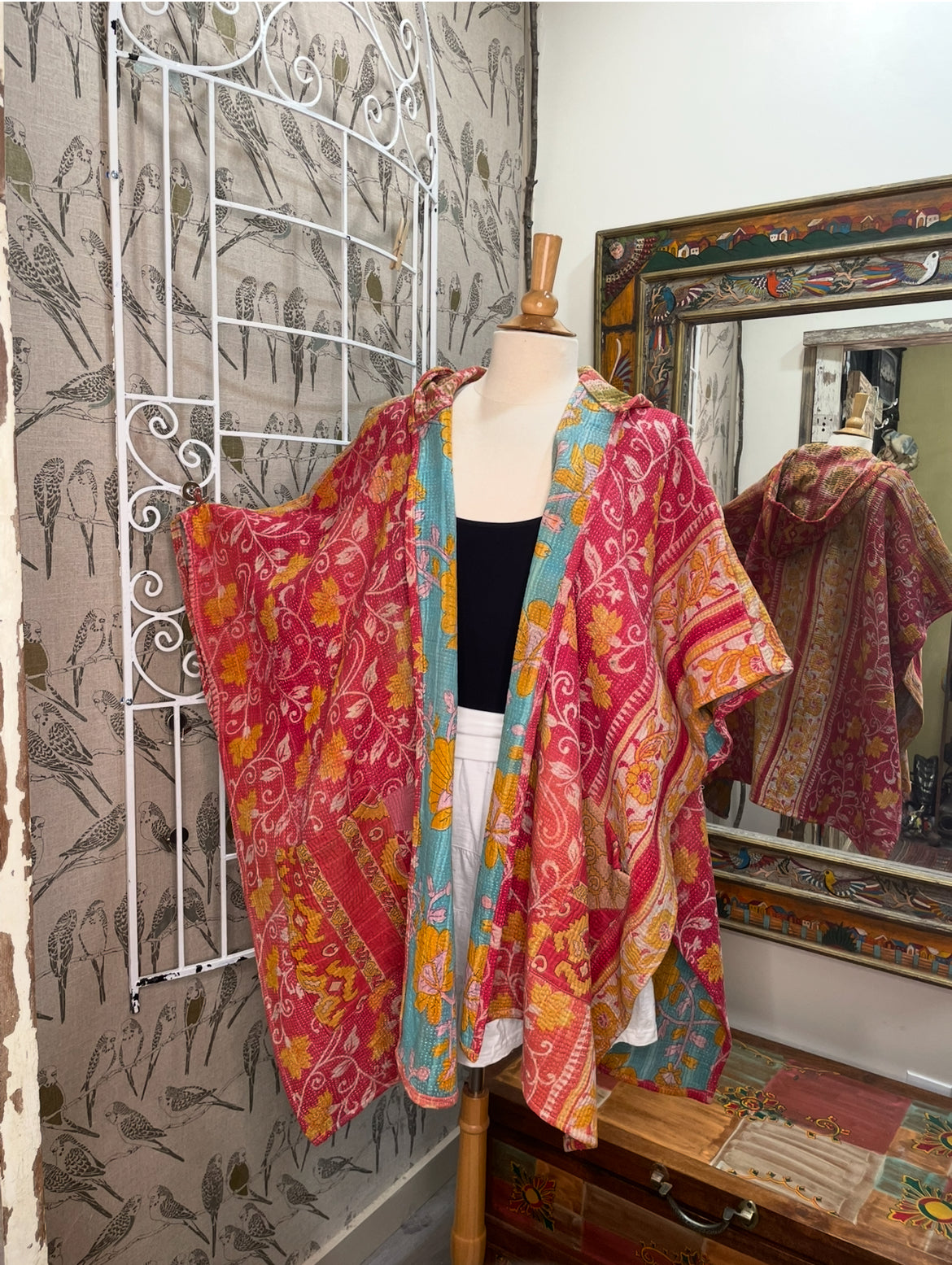 Kantha Kimono Coat #77 by Kantha Bae