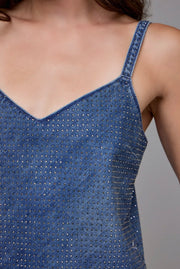 Super Soft Rhinestone Tank by Hidden Jeans