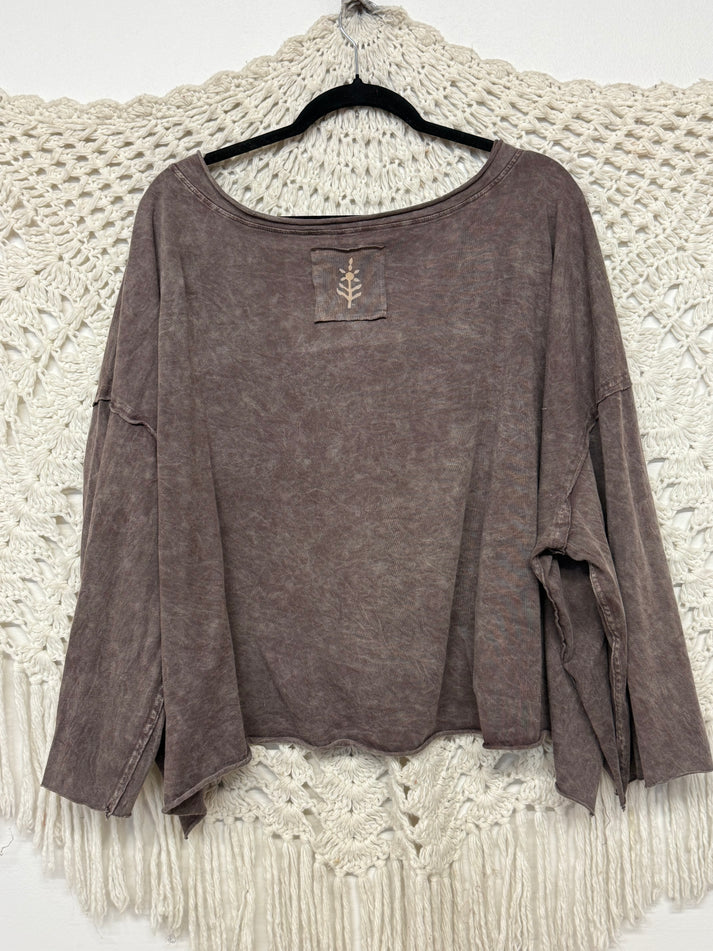 Dream Crop Tee Held In Balance by Kantha Bae