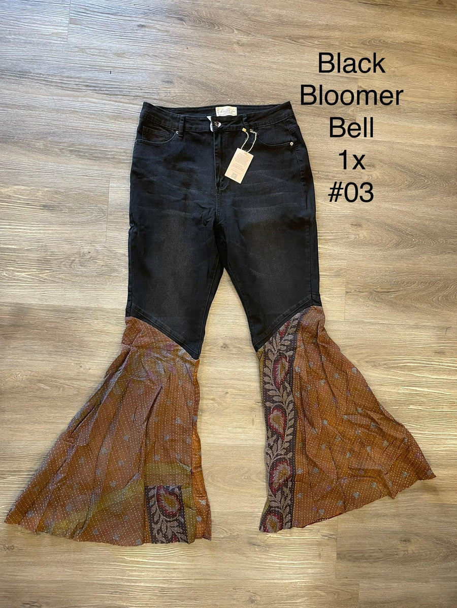 Upcycled Denim Bloomer Bell by Kantha Bae - Robin Boutique-Boutique 