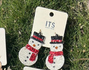 Snowman Earrings - Robin Boutique-Boutique 