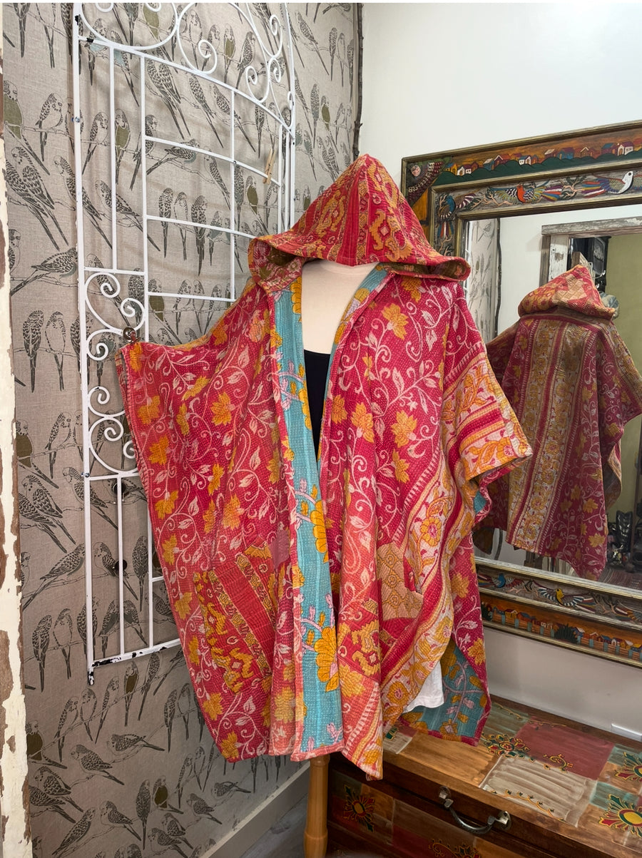 Kantha Kimono Coat #77 by Kantha Bae