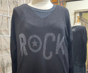 Sequin Rock Sweater by Venti6 12209 - Robin Boutique-Boutique 