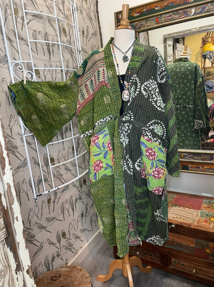 Kantha Dreamweaver Kimono #300 by Kantha Bae