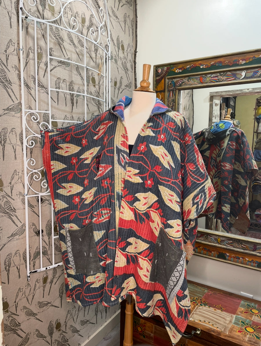 Kantha Kimono Coat #178 by Kantha Bae