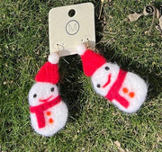 Snowman Earrings - Robin Boutique-Boutique 