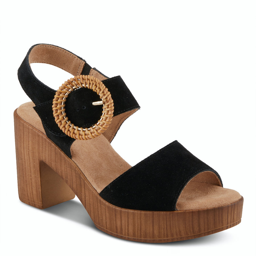 Spring Step GAMONA Leather Platform Sandal Shoe