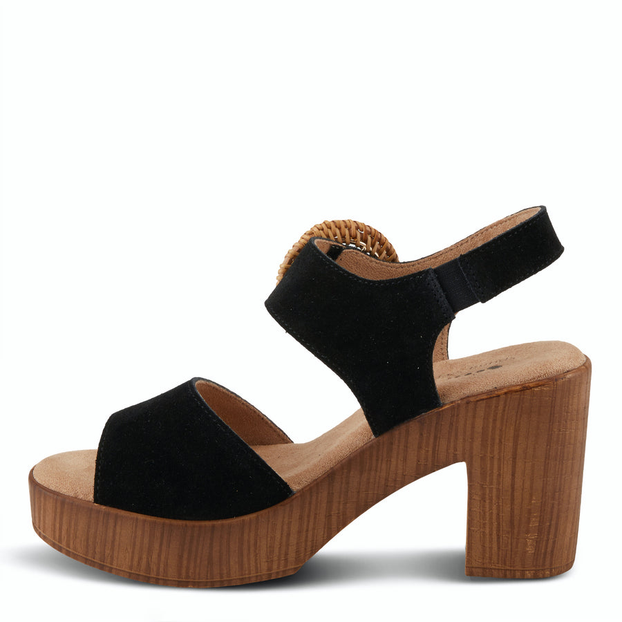 Spring Step GAMONA Leather Platform Sandal Shoe