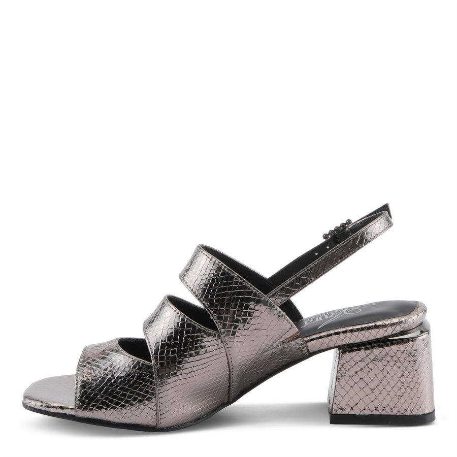 Glitteoertwins Block Heel Sandal Evening Shoes by Azura Robin Boutique