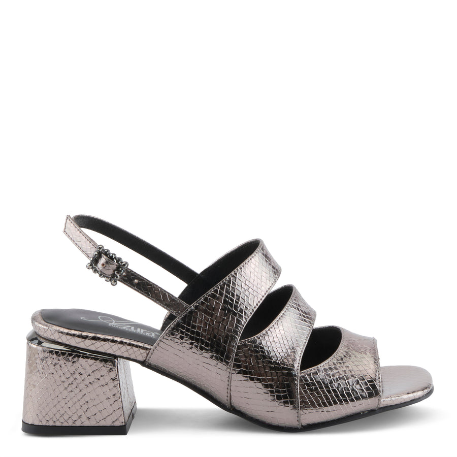 Glitteoertwins Block Heel Sandal Evening Shoes by Azura Robin Boutique