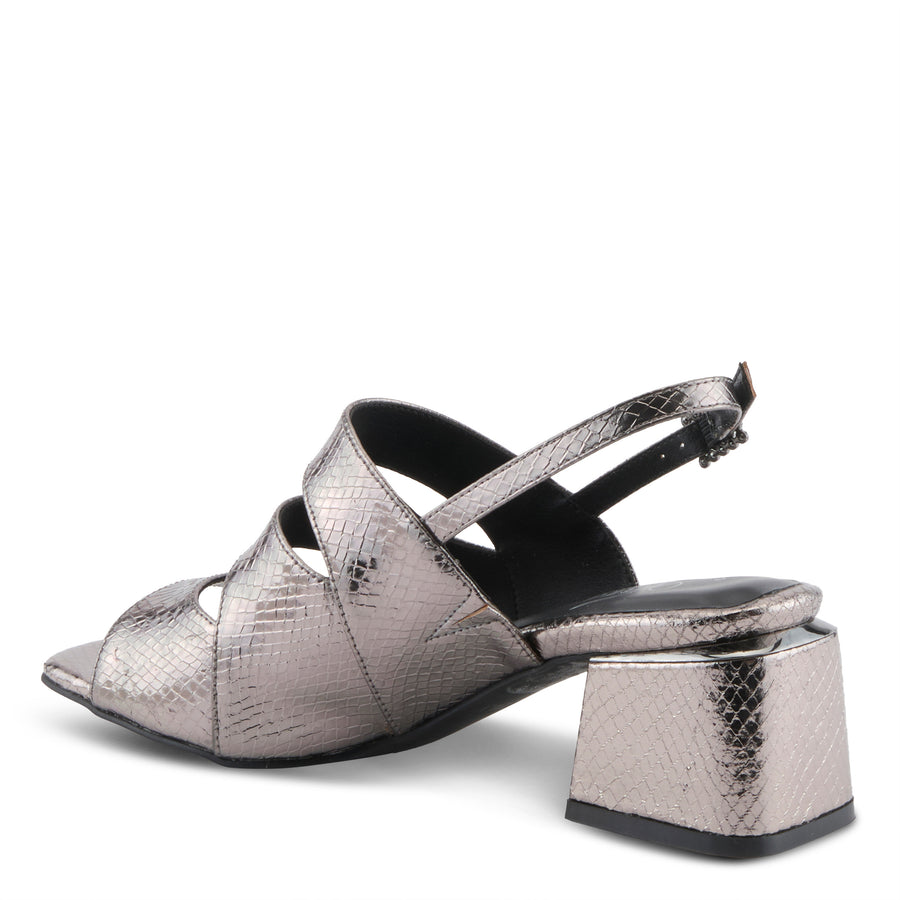 Glitteoertwins Block Heel Sandal Evening Shoes by Azura Robin Boutique