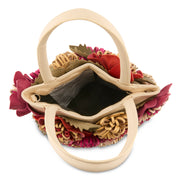 L'Artiaste Hapi 3D Flower Leather Handbag Robin Boutique