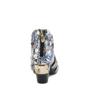 L'Artiste Icon-Met Tooled Leather Ankle Sandal Robin Boutique