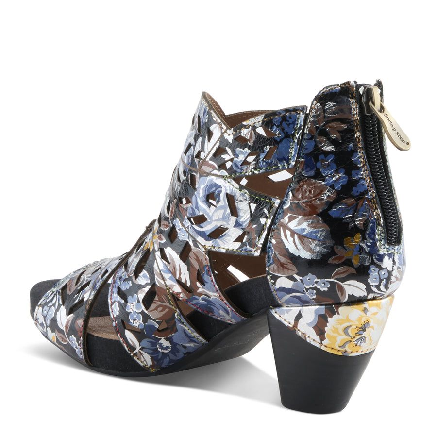 L'Artiste Icon Tooled Leather Ankle Sandal