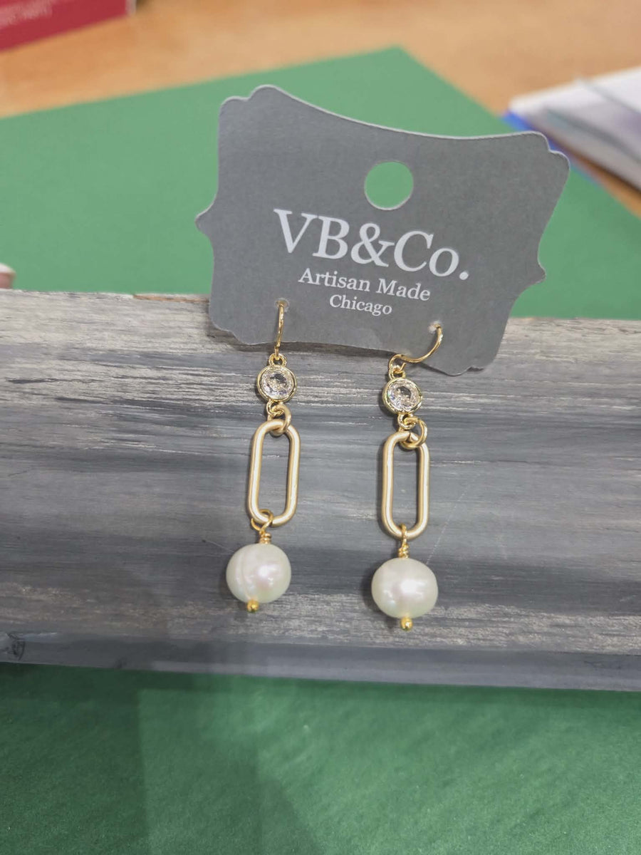 Fresh Water Pearl Earrings