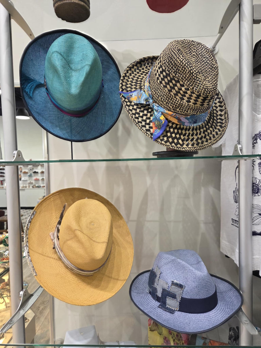 Levi -Denim Patchwork Fedora
