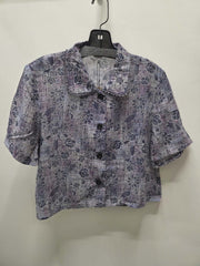 Reworked Flowy Crop Button Down #113