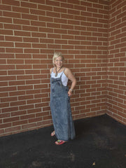 Denim Overall Dress by Davi & Dani