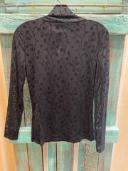 Flocked Velvet Shirt by Adore A209 Robin Boutique