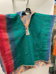 Peace + Love Poncho #114 by Kantha Bae