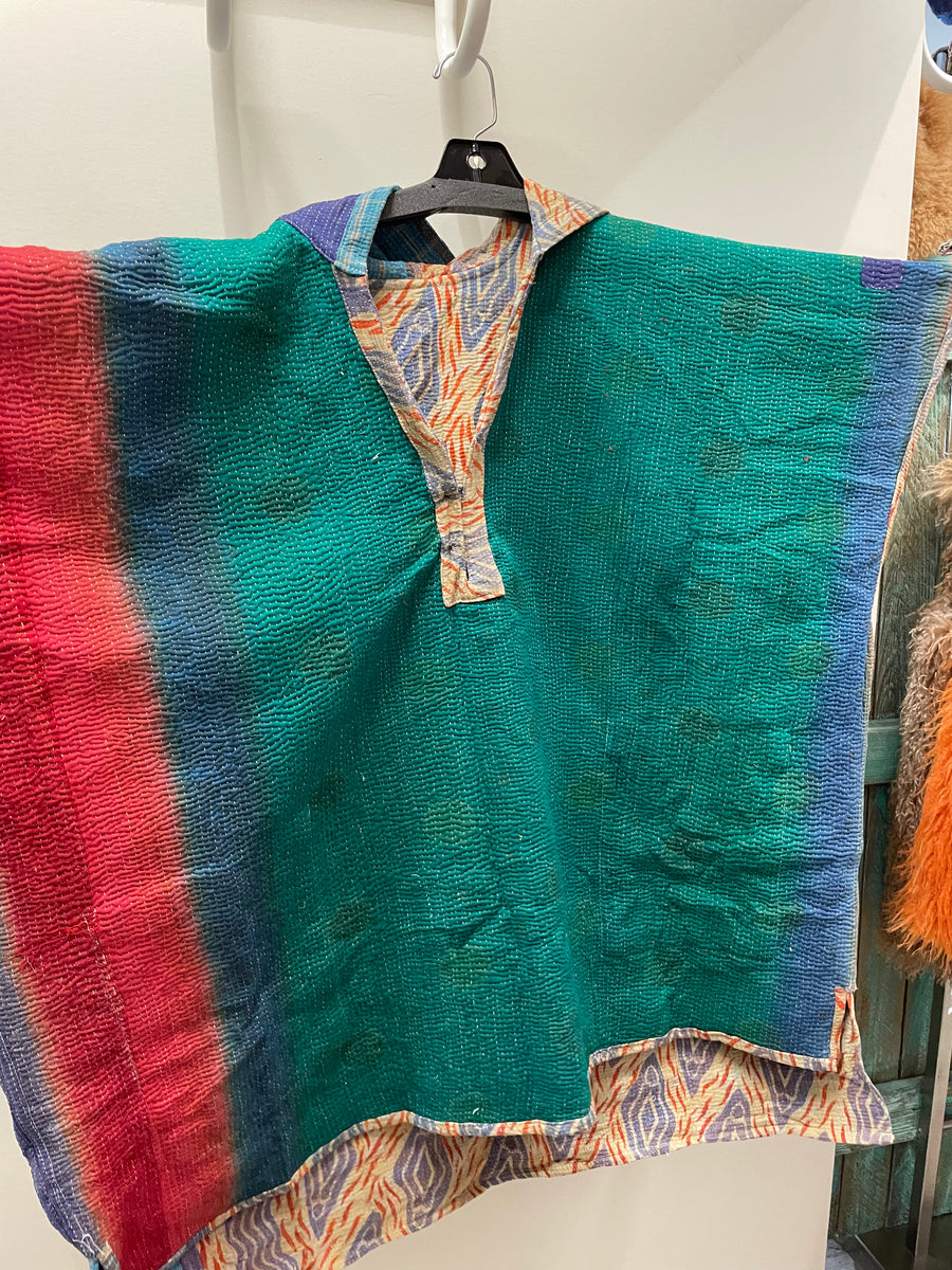 Peace + Love Poncho #114 by Kantha Bae