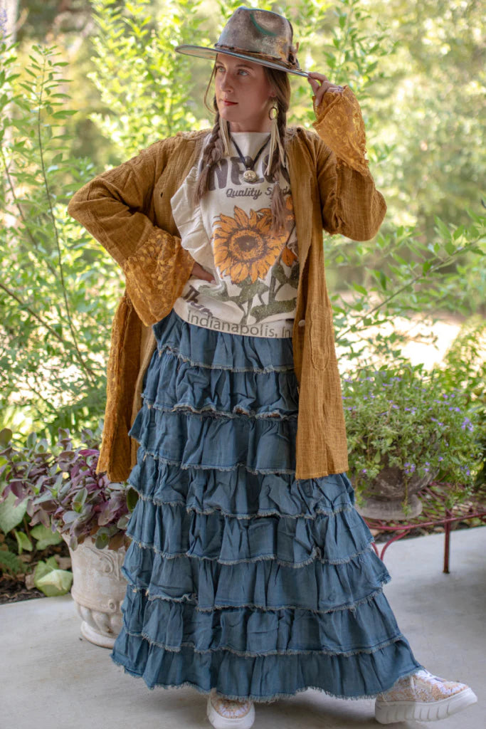 Layers Of Blue Skies Skirt by Jaded Gypsy