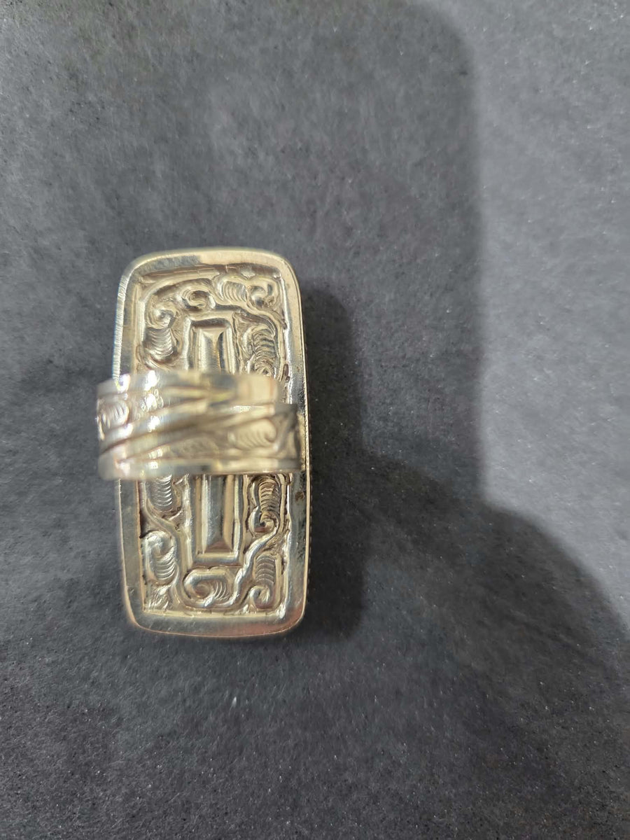 Charoite Adjustable Ring