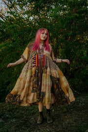 Rasgulla Sari Twilight Maxi Dress #20 by Kantha Bae