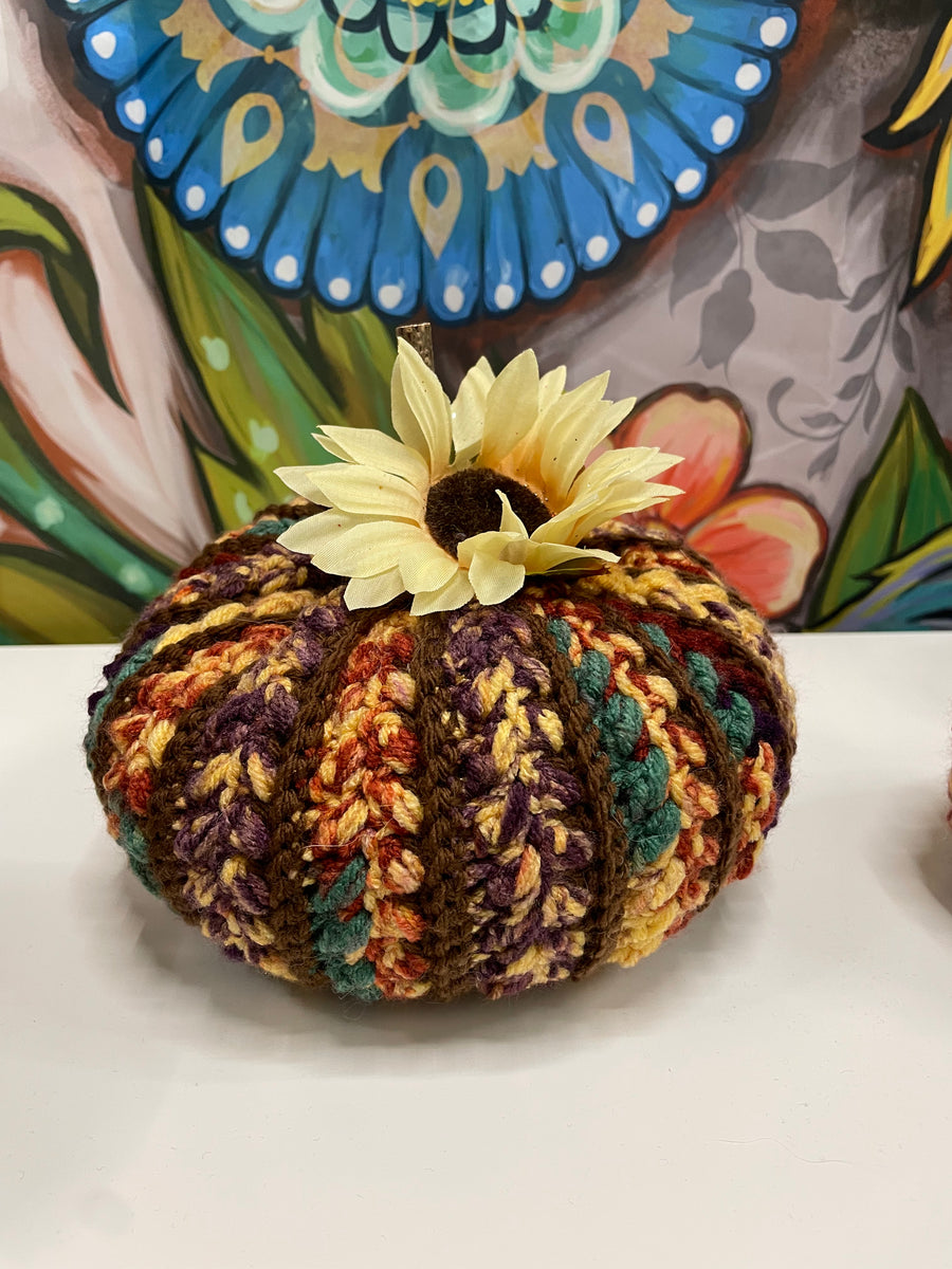 Harvest Crochet Charm Pumpkins