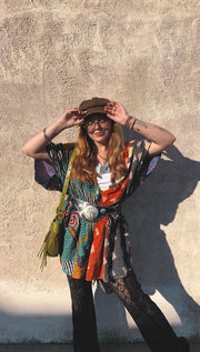 Peacemaker Hoodie Romper #134 by Kantha Bae