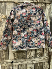 Reversible Floral Quilt Jacket by Creations