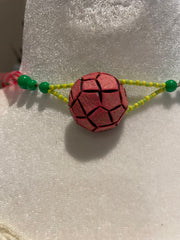 Retro Boho Fun Crackle Necklace by Lori