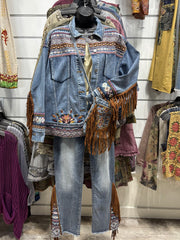 Aztec Fringe Jacket by Driftwood