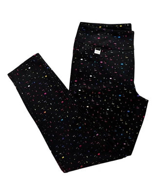 Confetti Slim Leg Pant by LuLu B from Robin Boutique.