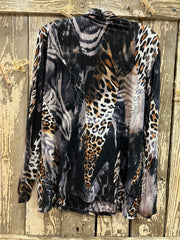 Animal Knit Pullover