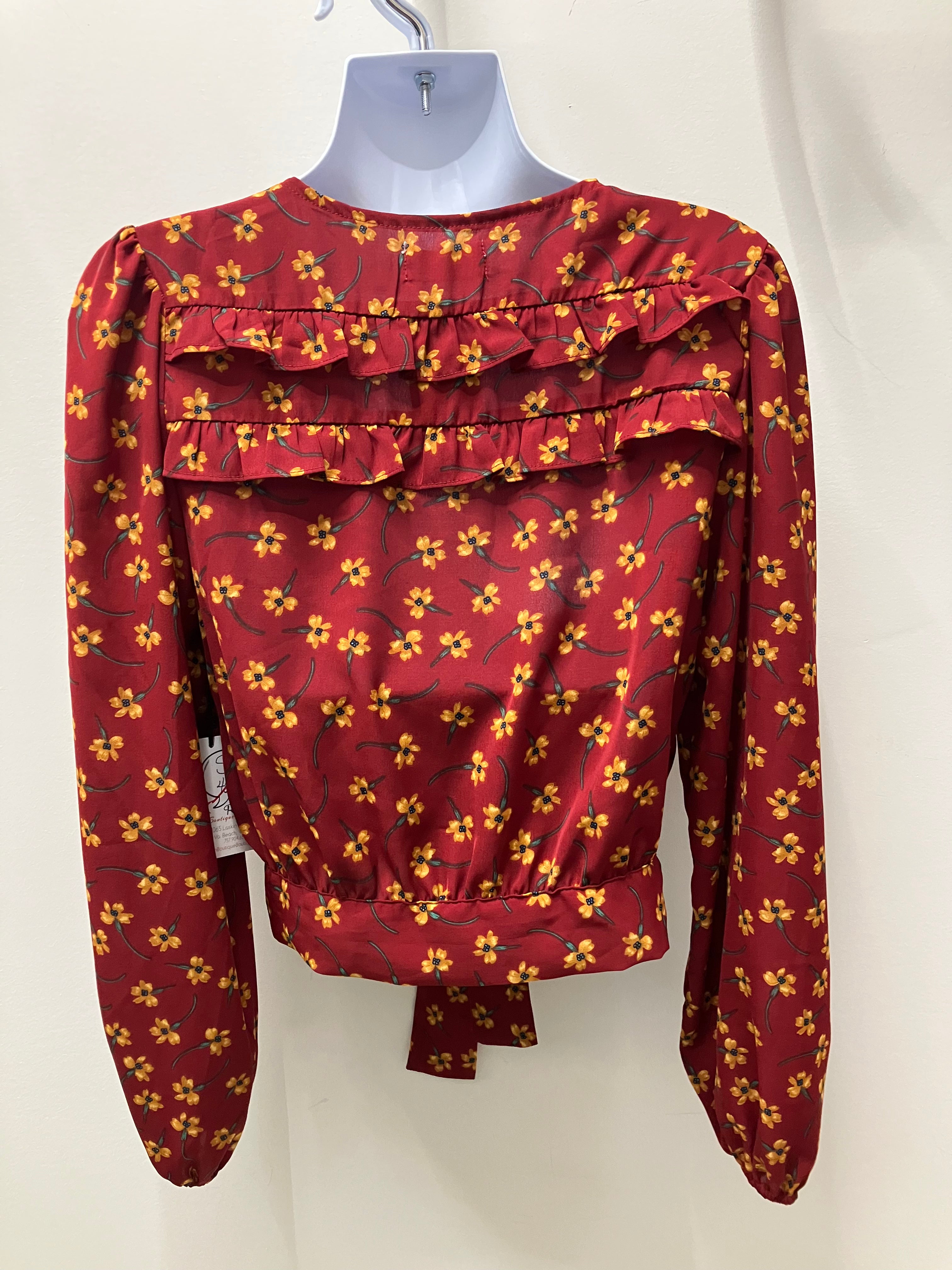 Long Sleeve Floral Top