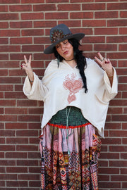 Dream Cropped Hoodie in Love by Kantha Bae